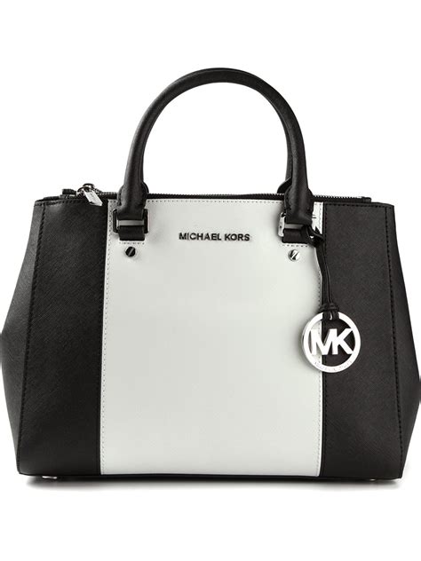 michael kors black and white sleeveless|Michael Kors handbags small black.